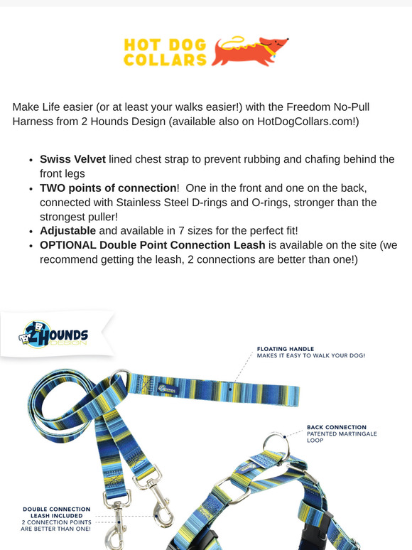 Enjoy Your Walks with the Freedom No-Pull Harness!