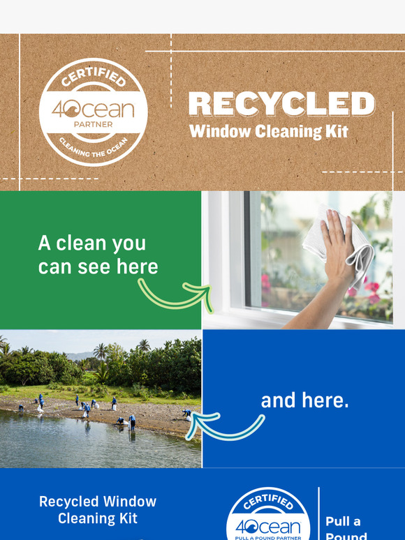 A Window Cleaning Kit with 2x Power!