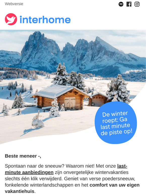 ❄️ Last minute winterdroom! ❄️