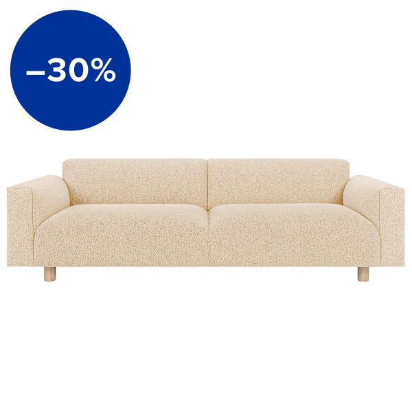 Koti 3-seater sofa, off white boucle