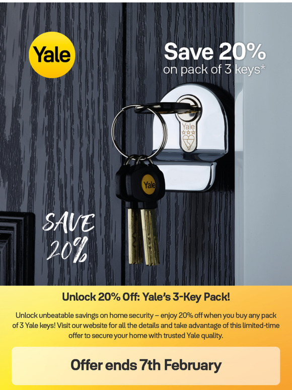 🔑 Limited-Time Offer: 20% Off 3-Key Packs!