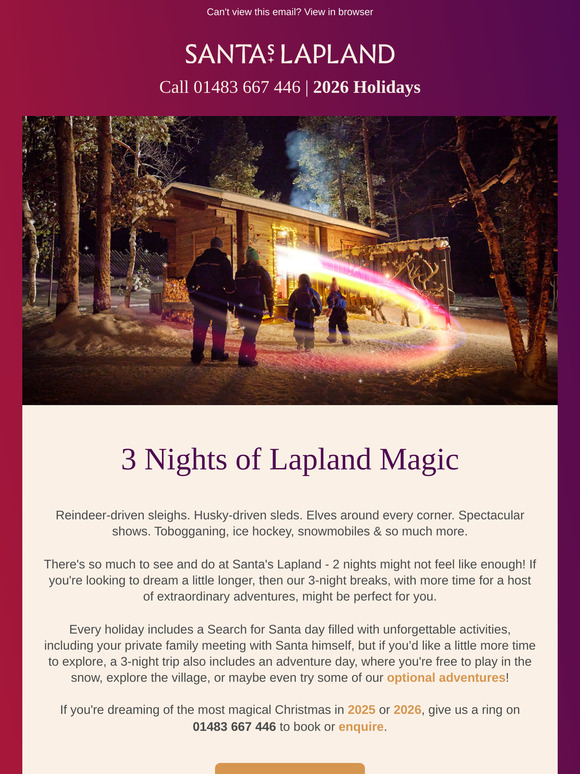 3 Nights of Lapland Magic