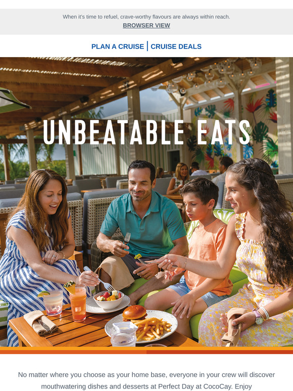 Taste unbeatable bites at Perfect Day at CocoCay