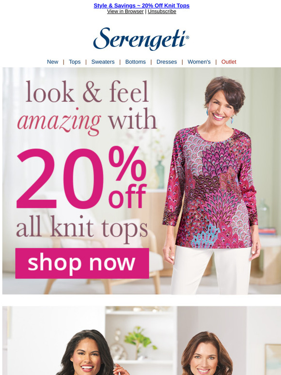 The Knit Tops You’ve Been Waiting for ~ Now 20% Off ~ Shop Now