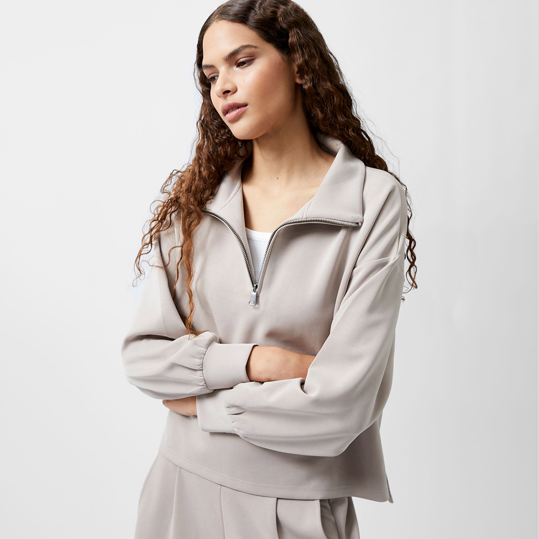Wren Half Zip Sweater