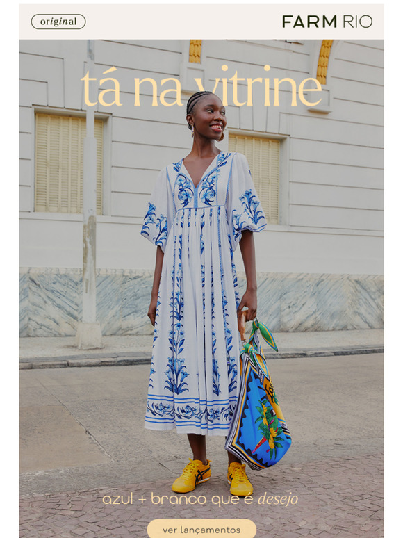 FARM Rio: chegou seu primeiro favorito 💙🤍 | Milled