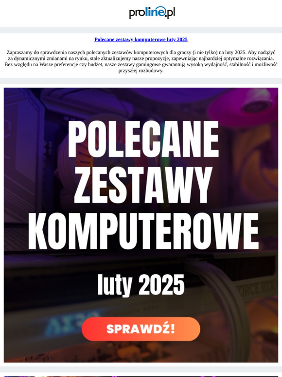 Polecane zestawy komputerowe