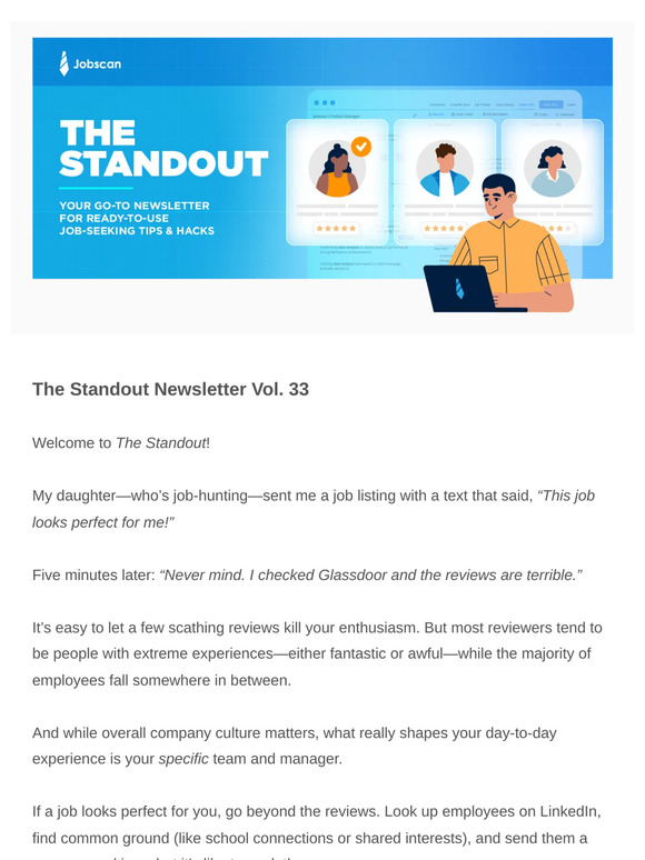 The Standout Newsletter Vol. 33