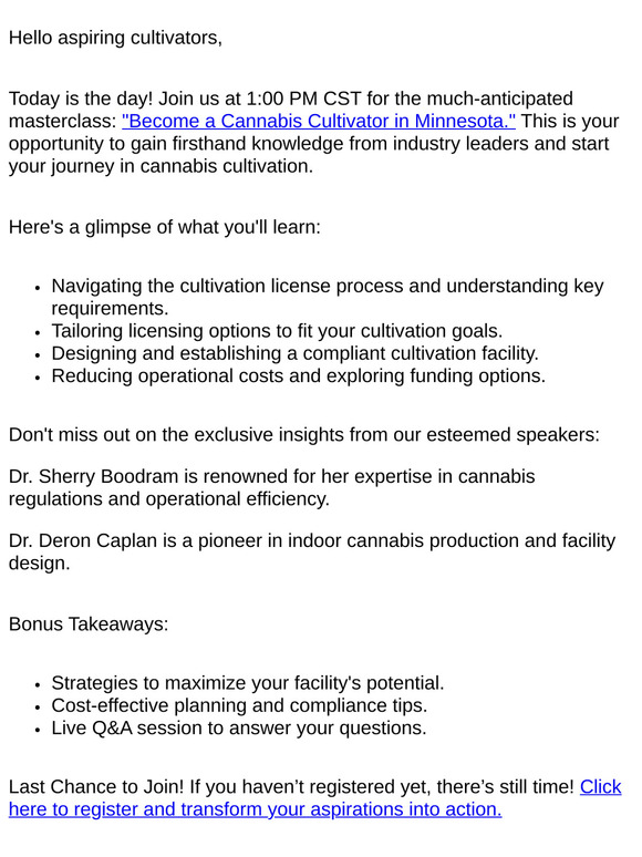 Today's the Day: Become a Cannabis Cultivator in Minnesota!