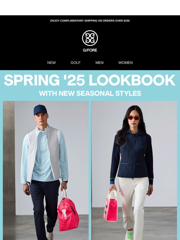 G/FORE: NEW Spring '25 Lookbook Is Here! | Milled
