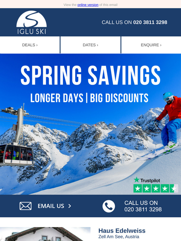 Long Days, Low Prices: Spring Skiing from Just £294pp! ☀️ ⛷️