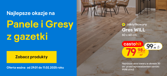 Panele i gresy z gazetki