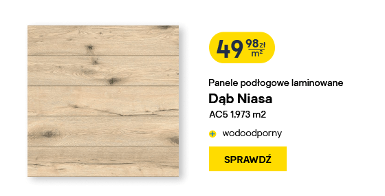 Panele podłogowe laminowane - Dąb Niasa