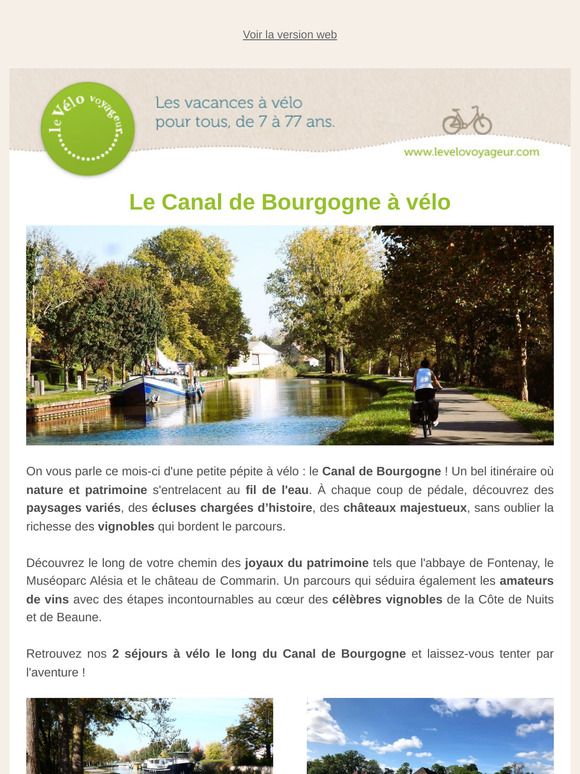 Le Canal de Bourgogne à vélo ! 🚴‍♂️🌿
