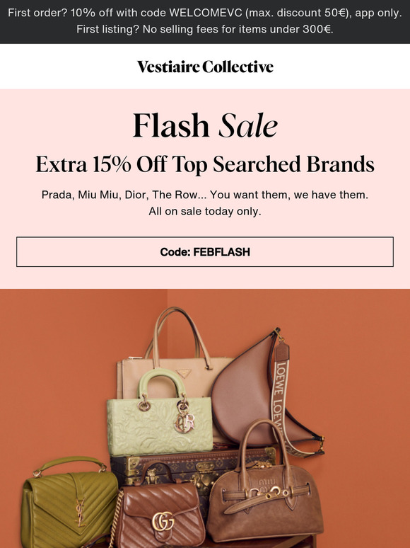 Extra 15% Off Most Searched Brands