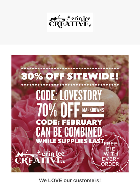 Biggest sale of 2025 💌 30% off sitewide! 😍