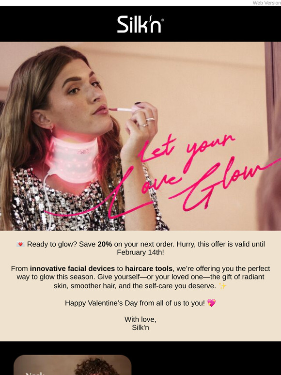 20% off - Valentine’s Day Special for You: A Gift of Glow 💖