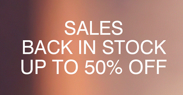 Back in stock