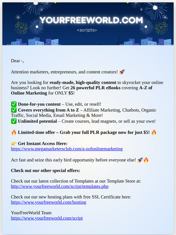 🔥 Exclusive Deal: Ultimate A-Z Guide to Online Marketing for Just $5! 🔥