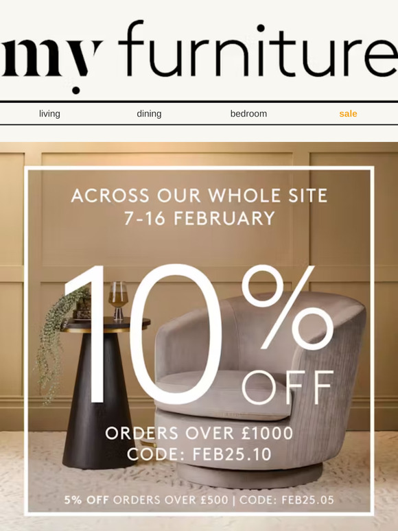 Had your eye on something? 👀 Enjoy 10% OFF