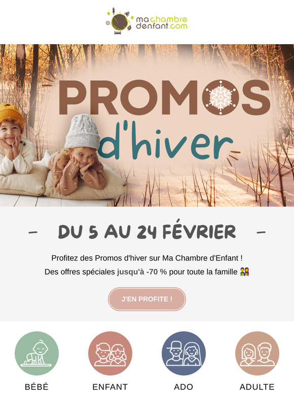 Promos d'hiver : Jusqu'à -70 % sur tout, dès maintenant 🏃