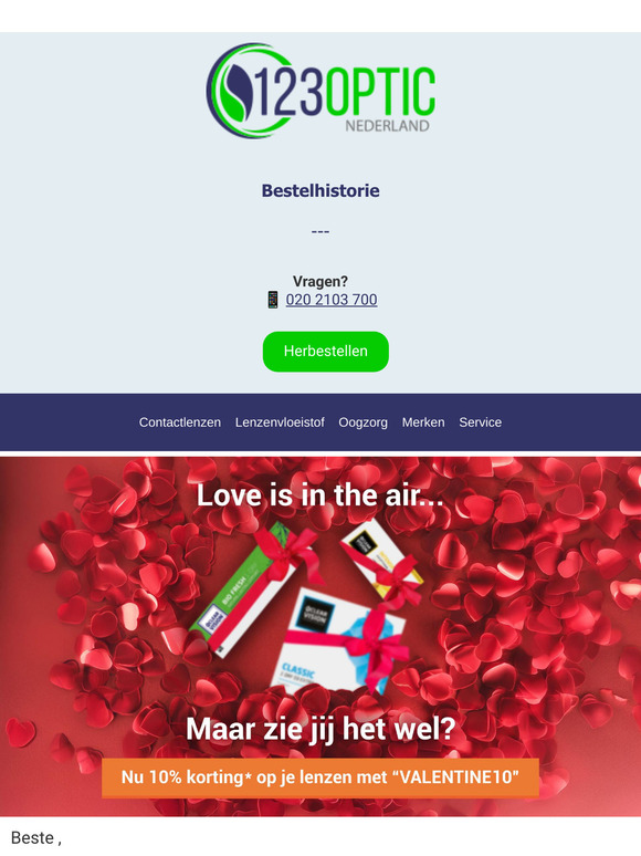 Nog geen Valentijn? Met scherp zicht mis je geen kans! ❤️👀