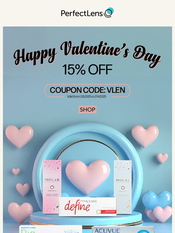 Sweeten Your Vision with 15% Off for Valentine's Day!