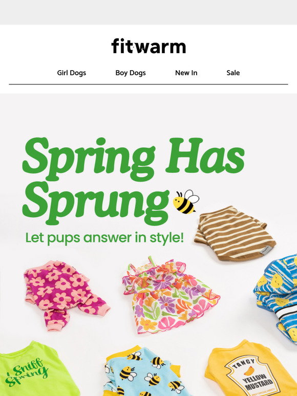 Sniff Spring Fitwarm: 🐶🌷First sniff of Spring | Milled