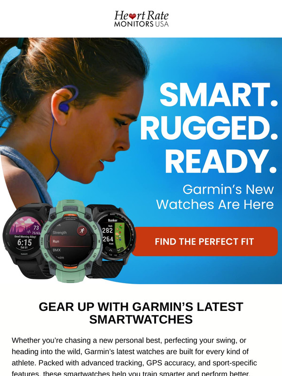 New Garmin Watches Built for Your Lifestyle