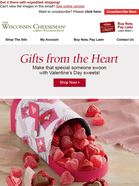 Let Us Deliver Valentine’s Day on Time