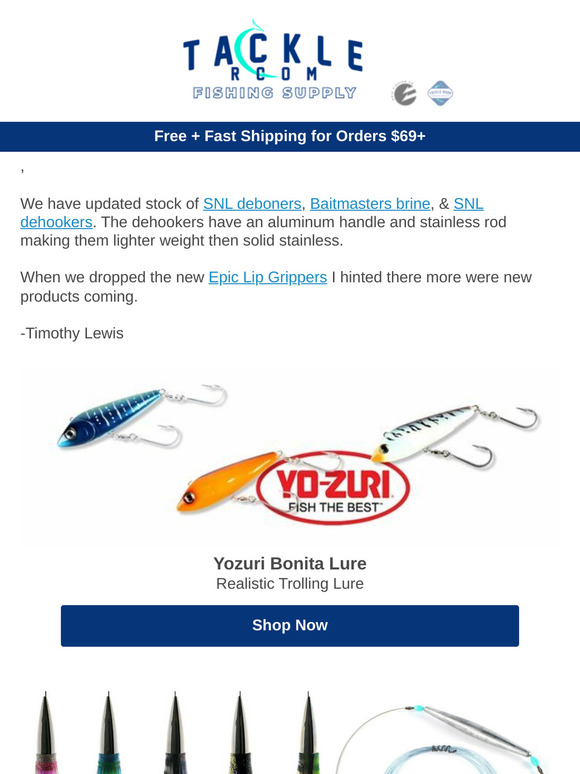 Are you Ready to Fish? | Saltwater Tackle Re-Stocks