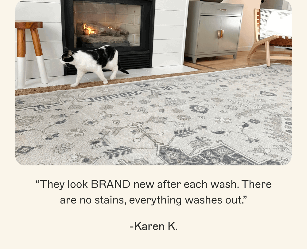 “They look BRAND new after each wash. There are no stains, everything washes out.” -Karen K.