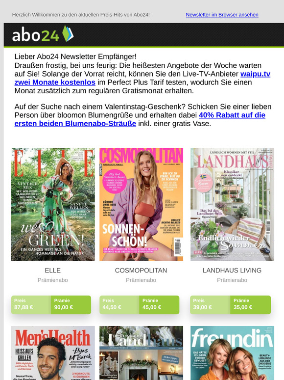 Winter-Deals der Woche: 2 Monate waipu.tv gratis 📺