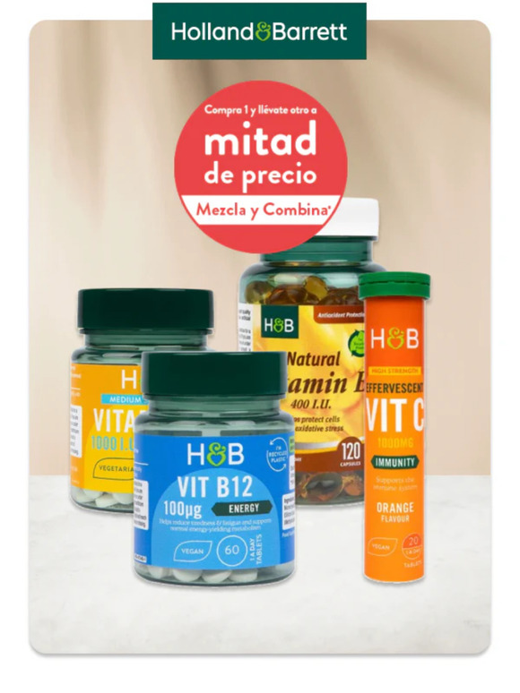 🌱💚 ¡Vitaminas Esenciales con Holland & Barrett España! 🌱💚