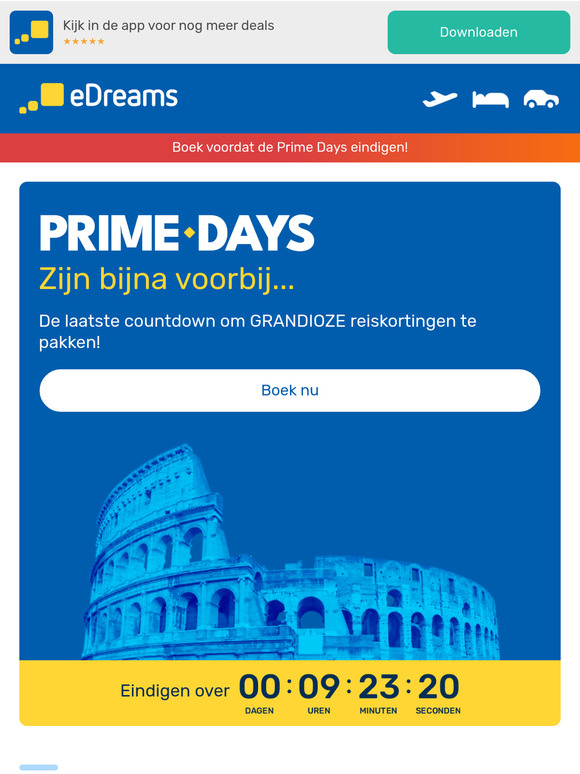De laatste uren! ⏳ De Prime Days eindigen om middernacht