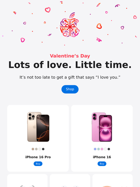 💕 Valentine’s Day is a heartbeat away.