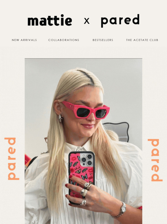 As worn by: Mattie Gouman x Pared