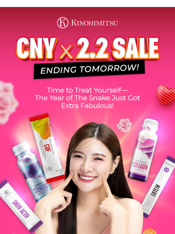 😱 It’s Now or Never! CNY x 2.2 Sale Ends Tomorrow!