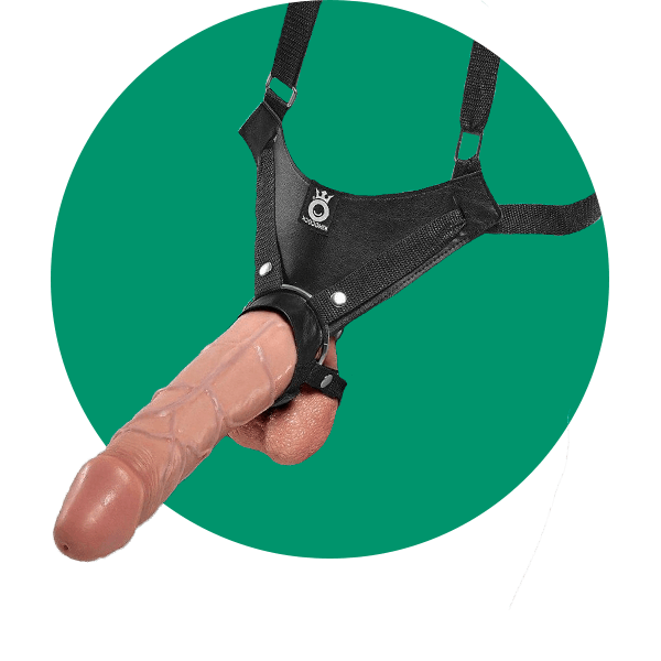 King C–ck 12" Strap-On Suspender System | comfortable elastic harness
