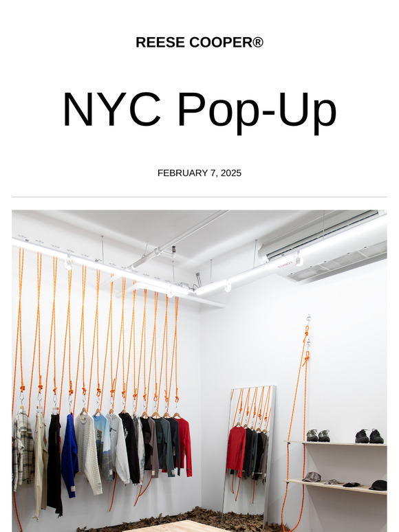 NYC Pop-Up | Open Today - Sunday.