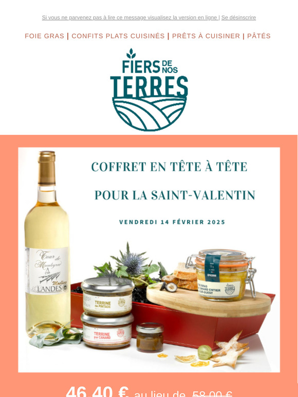 Offrez un coffret gourmand pour une Saint-Valentin inoubliable !