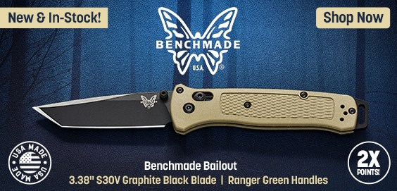 Benchmade 537BK-06 Bailout AXIS Folding Knife