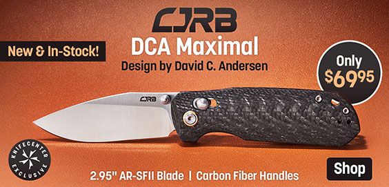 CJRB Cutlery DCA Maximal Crossbar Lock Folding Knife
