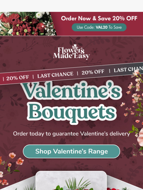 Our Top 5 Valentine’s Bouquets 🌹♥️