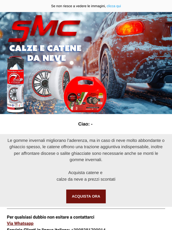 🔗❄️ In caso di Neve e ghiaccio! Catene o calze da neve: scegli la soluzione giusta e risparmia