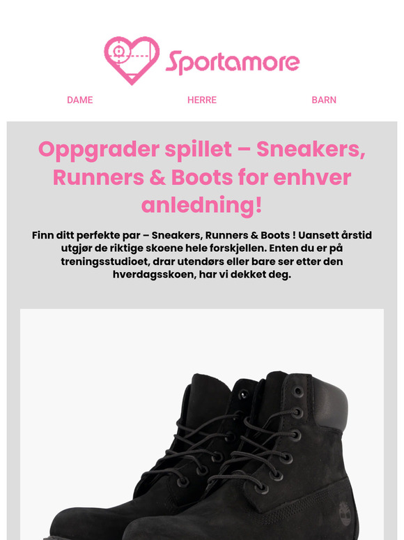 Oppgrader spillet – Sneakers, Runners & Boots for enhver anledning!