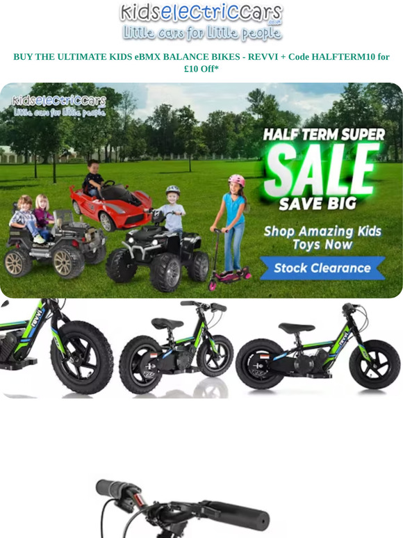 🚲 ALL REVVI eBMX Bikes back in Stock 🚲 + 24HR £10 OFF CODE 🚲