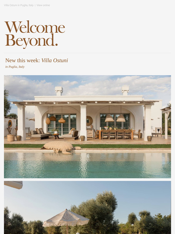 New this week: Villa Ostuni