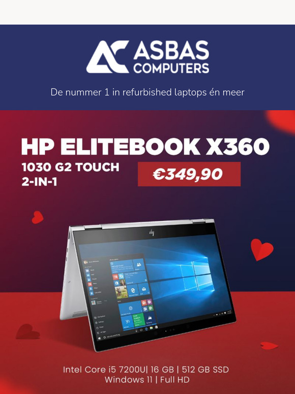 Nieuwe voorraad laptops – Perfect voor valentijnsdag