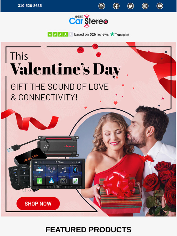 Skip the Roses🌹—Give Them a Gift That Lasts! ?? Stereos, Bluetooth & More at Very Low Prices!